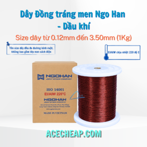 Dây Đồng tráng men Ngo Han - Dầu khí