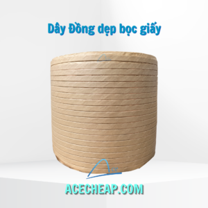 Dây Đồng dẹp bọc giấy