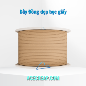 Dây đồng bọc giấy, dây đồng dẹp bọc giấy, dây đồng giáp giấy