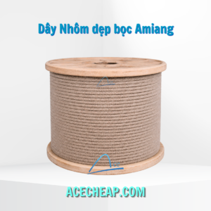 Dây nhôm dẹp bọc amiang, dây nhôm bọc amiang, dây nhôm amiang, dây nhôm dẹt