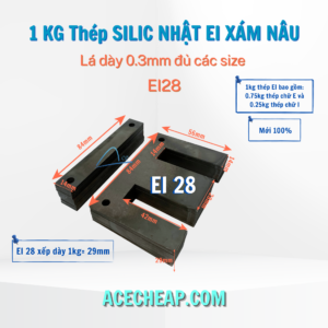 Thép Silic EI xám nâu có độ dày lá thép 0.30mm