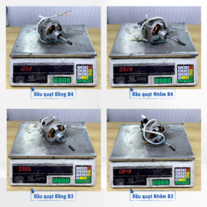 đầu quạt đồng, đầu quạt nhôm, motor quạt đồng, motor quạt nhôm