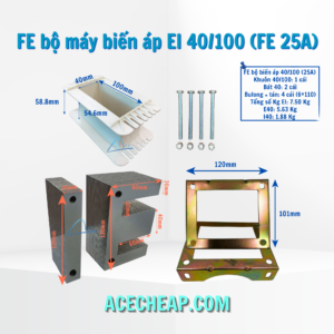 Fe bộ máy biến áp, Thép silic, Bộ máy biến áp, Cấu tạo của máy biến áp
