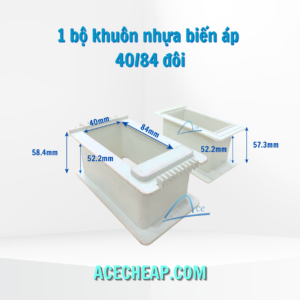 Bộ khuôn nhựa biến áp đôi, khuôn nhựa biến áp, khuôn nhựa quấn biến áp, Bộ khuôn nhựa biến áp đôi EI 40/84 đôi