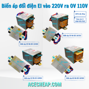 Biến áp 220v ra 110v, biến áp vào 220v ra 110v