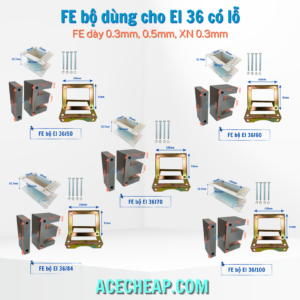 FE bộ máy biến áp EI 36/50, EI 36/60, EI 36/70, EI 36/84, EI 36/100, Fe bộ máy biến áp, Thép silic, Bộ máy biến áp, Cấu tạo của máy biến áp