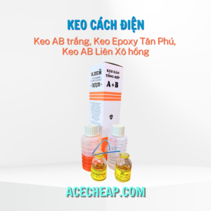 KEO CÁCH ĐIỆN - Keo AB trắng, Keo Epoxy Tân Phú, Keo AB Liên Xô hồng