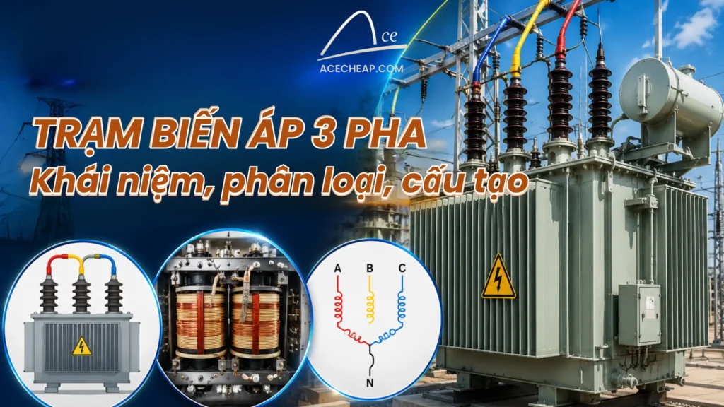 Trạm biến áp 3 pha, sửa chữa trạm biến áp 3 pha, máy biến áp, máy biến áp 3 pha