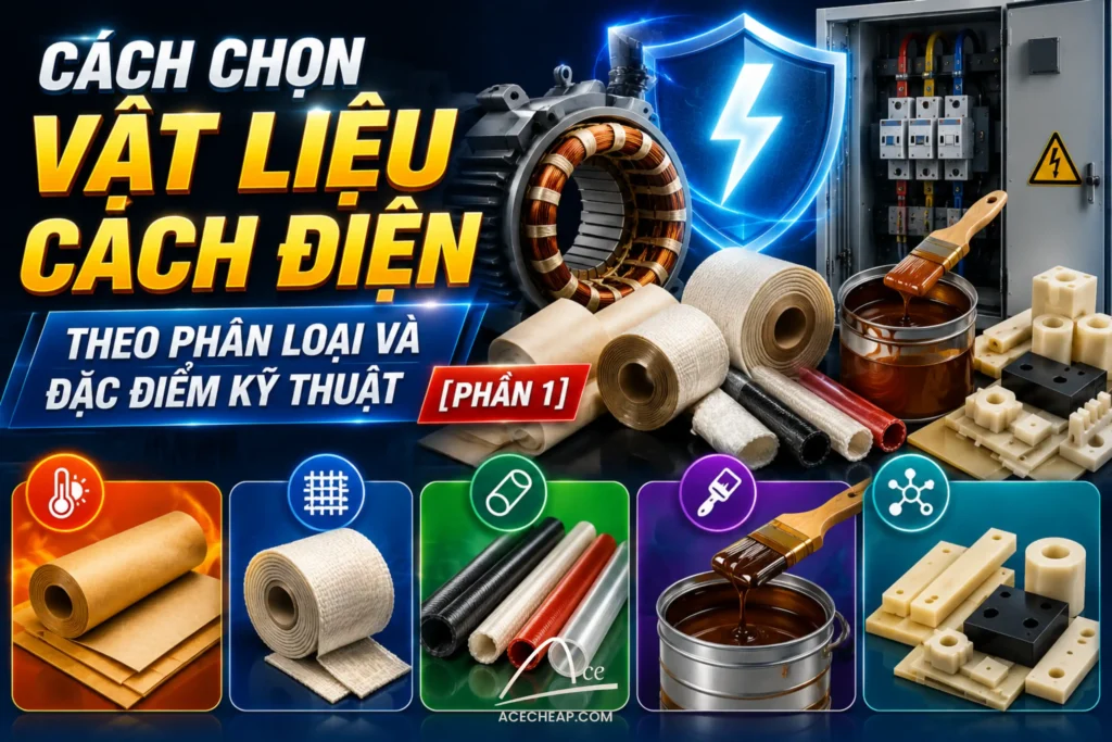 cách chọn vật liệu cách điện, các loại vật liệu cách điện
