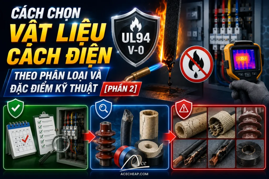vật liệu cách điện, chọn vật liệu cách điện, các loại vật liệu cách điện, chất cách điện
