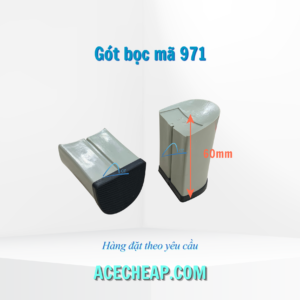 Gót giày cao gót bọc mã 971