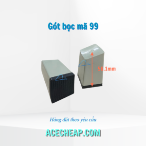 Gót giày cao gót bọc mã 99
