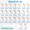 100 con ốc vít+ tán 3*10mm... đến 5*80mm