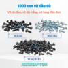 1000 con vít đầu dù (Đen, trắng, long đền đen)